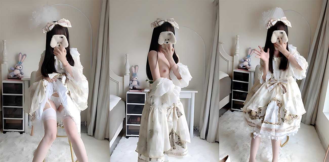 网红萝莉 白桃少女 身穿洛丽塔激情自慰 水晶棒猛插白虎穴 白浆粘腻疯狂溢出！